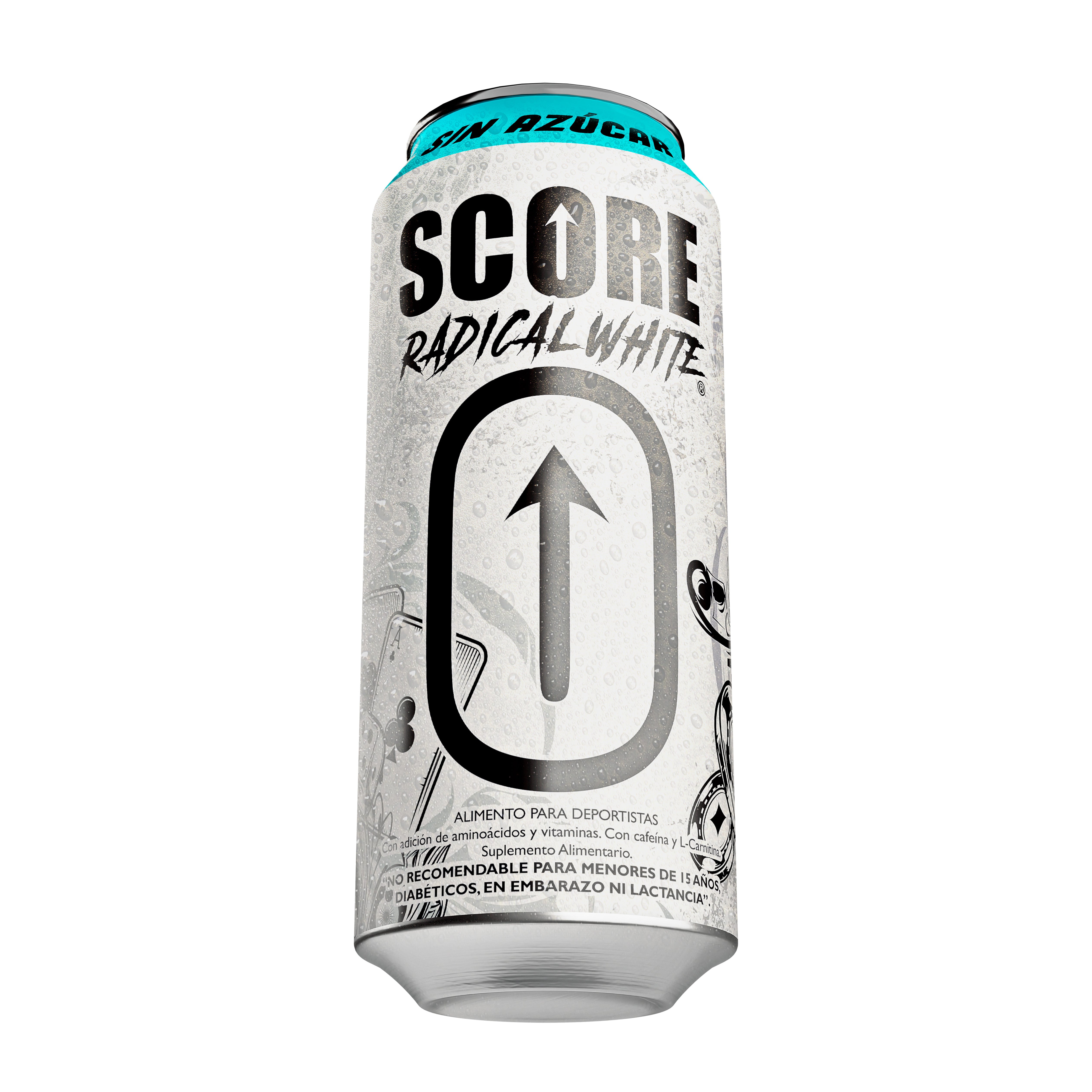 SCORE RADICAL WHITE 473ML
