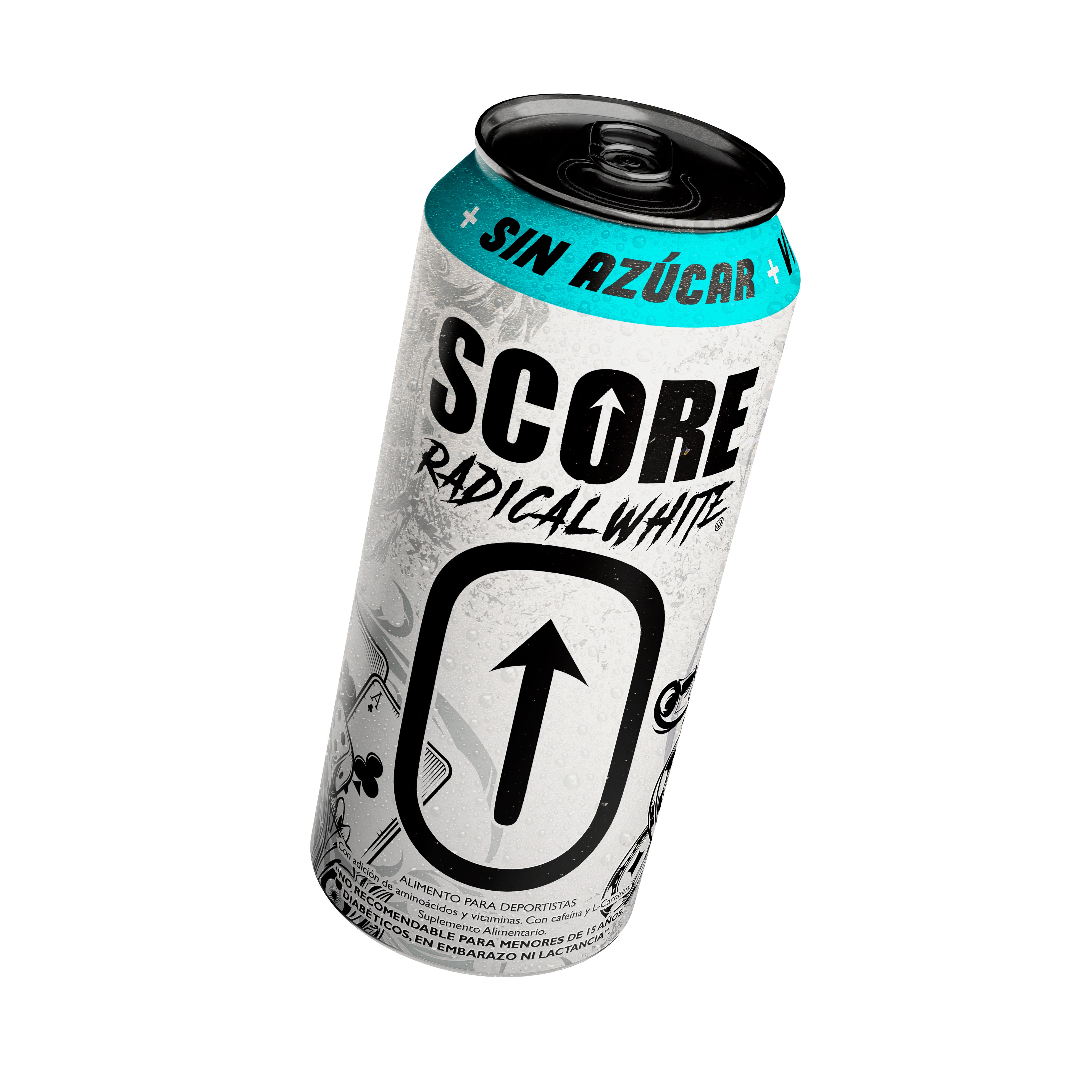 SCORE RADICAL WHITE 473ML