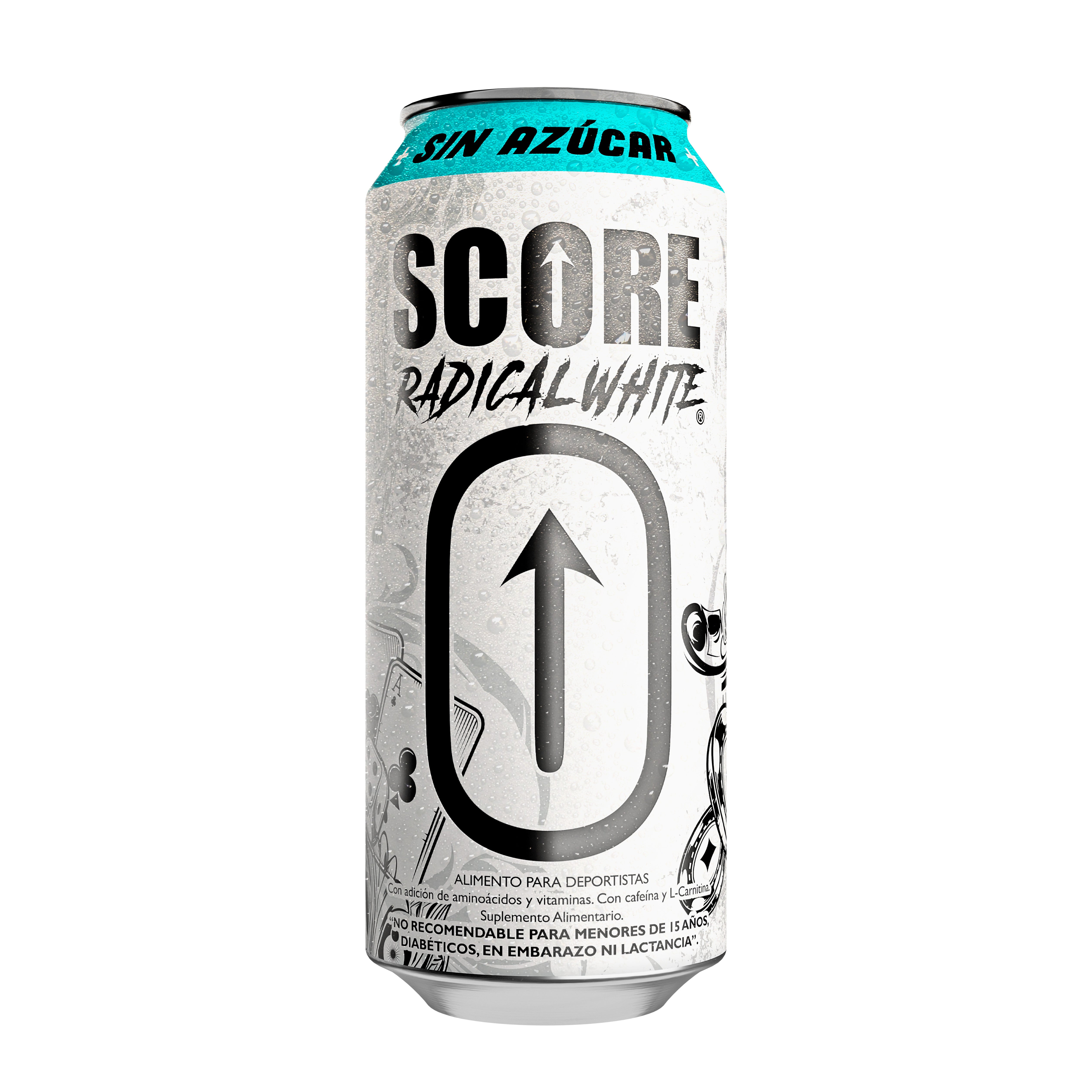 SCORE RADICAL WHITE 473ML